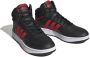 Adidas Hoops 3.0 Mid heren sneakers zwart rood 1 3 Uitneembare zool - Thumbnail 3