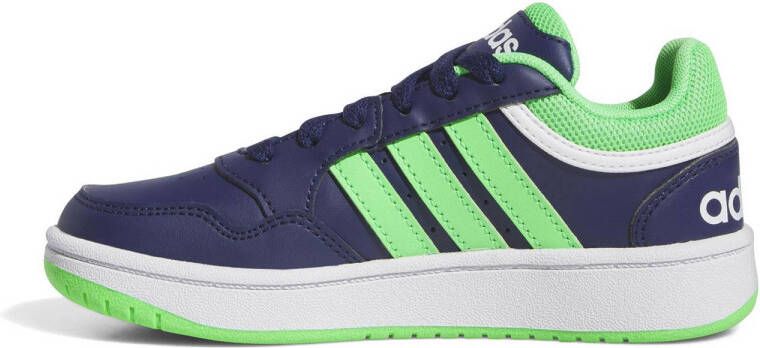 adidas Originals Hoops 3.0 sneakers donkerblauw groen