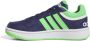 Adidas Originals Hoops 3.0 sneakers donkerblauw groen Imitatieleer 35 1 2 - Thumbnail 5