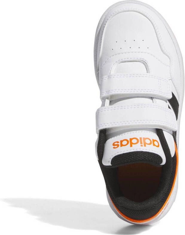 adidas Originals Hoops 3.0 sneakers wit zwart oranje