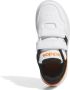 Adidas Originals Hoops 3.0 sneakers wit zwart oranje Imitatieleer 34 - Thumbnail 4