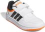 Adidas Originals Hoops 3.0 sneakers wit zwart oranje Imitatieleer 34 - Thumbnail 5