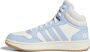 Adidas Hoops 3.0 Mid Classic Vintage Schoenen Wit Blauw 2 3 Vrouw - Thumbnail 4