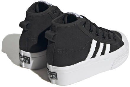 adidas Originals Nizza Platform Mid sneaker zwart wit