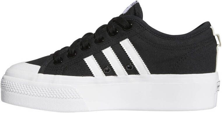 adidas Originals Nizza Platform sneakers zwart wit