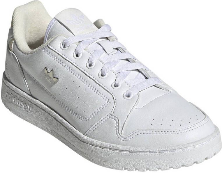 adidas Originals NY 90 sneakers wit lichtgeel