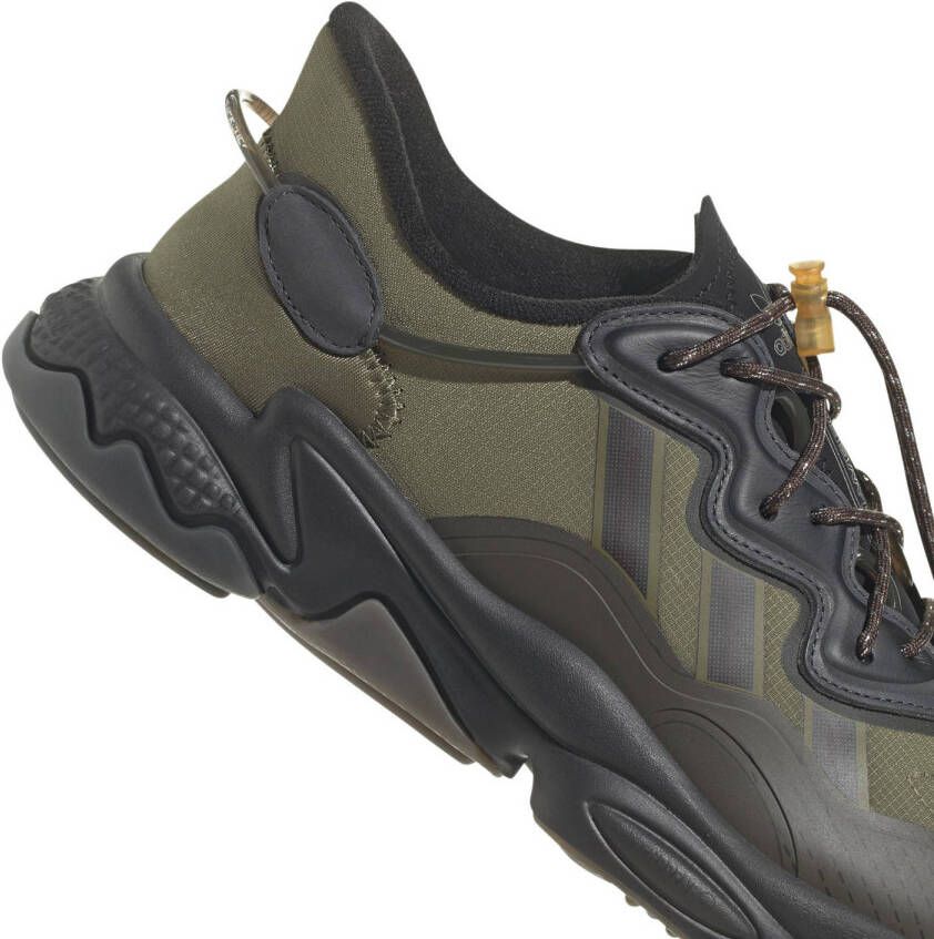 adidas Originals Ozweego sneakers olijfgroen zwart