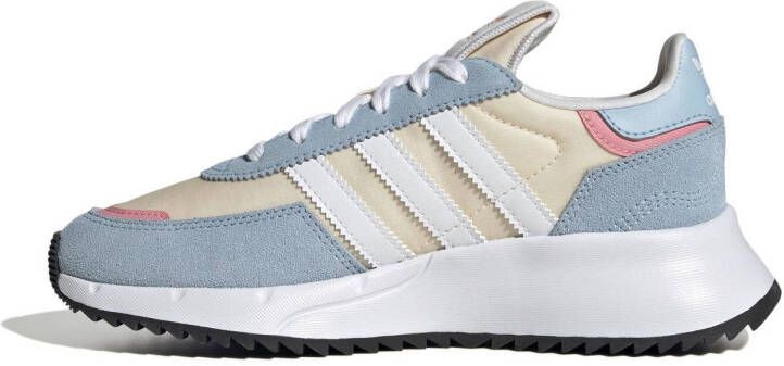 adidas Originals Retropy F2 sneakers beige blauw roze