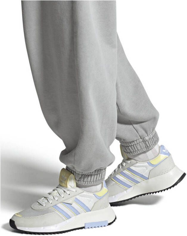 adidas Originals Retropy F2 sneakers wit lichtblauw lichtgeel