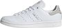 Adidas Originals Stan Smith Dames Cloud White Wonder Beige Silver Metallic- Dames Cloud White Wonder Beige Silver Metallic - Thumbnail 6