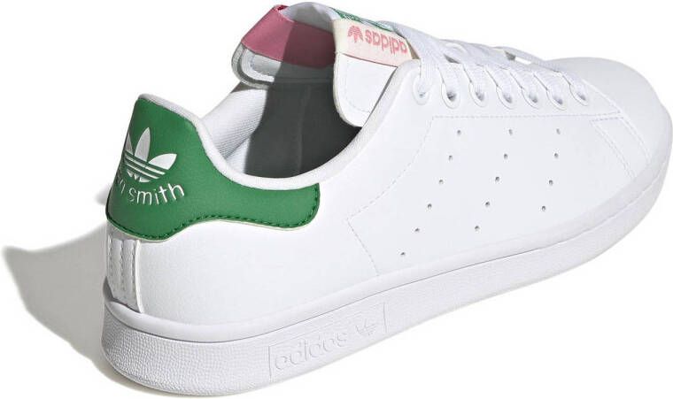 adidas Originals Stan Smith sneakers wit groen roze