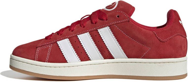 adidas Originals Campus 00s suède sneakers rood wit