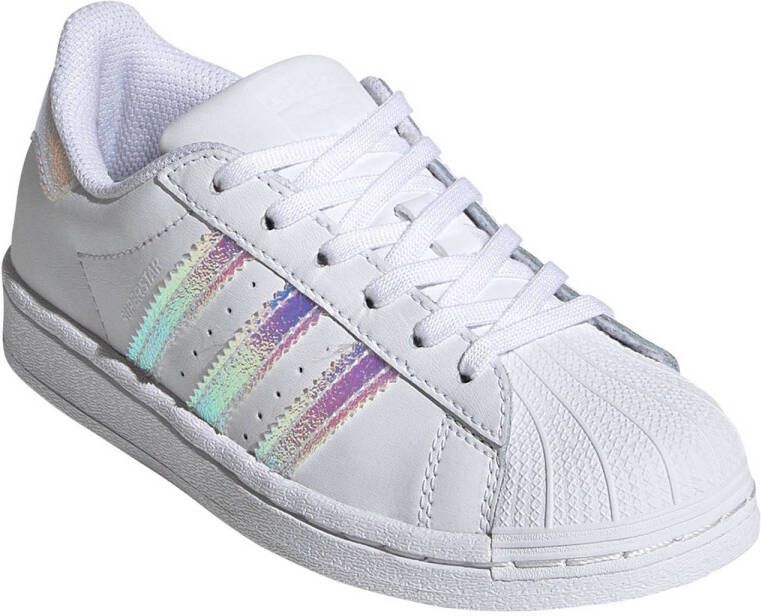 adidas Originals Superstar C sneakers wit zilver