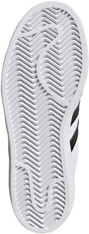 adidas Originals Superstar J sneakers wit zwart