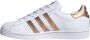 Adidas Originals Witte Leren Sneakers met Contrast Inzetstukken White Dames - Thumbnail 9