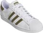 Adidas Originals Superstar sneakers wit olijfgroen - Thumbnail 6