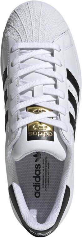 adidas Originals Superstar sneakers wit zwart