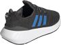 Adidas Originals Swift Run 22 sneakers zwart kobaltblauw wit - Thumbnail 5