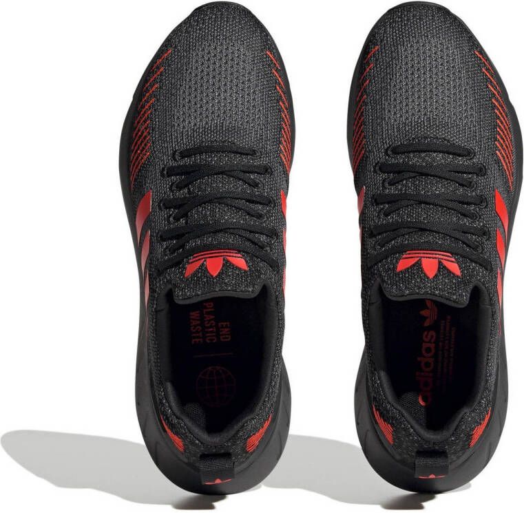 adidas Originals Swift Run 22 sneakers zwart rood