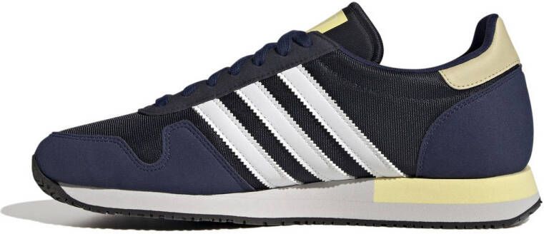 adidas Originals Usa 84 sneakers donkerblauw geel