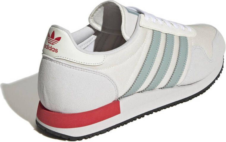 adidas Originals Usa 84 sneakers wit rood lichtgroen