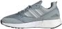 Adidas Originals ZX 1K Boost 2.0 sneakers grijsblauw lichtgrijs wit - Thumbnail 5