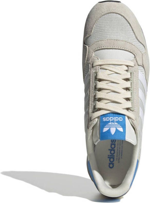 adidas Originals ZX 500 sneakers ecru zand blauw