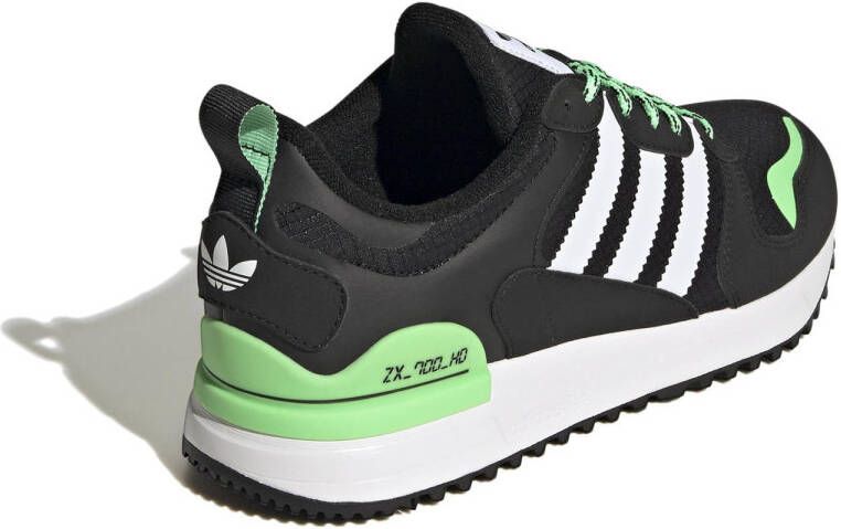 adidas Originals ZX 700 sneakers zwart wit groen