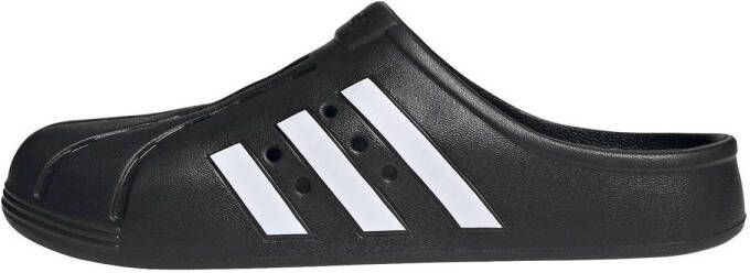 adidas Performance Adilette Clog clogs zwart wit