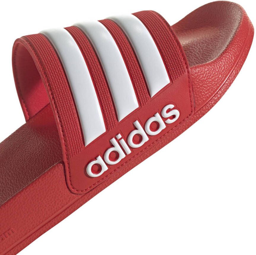 adidas Sportswear Adilette Shower badslippers rood wit