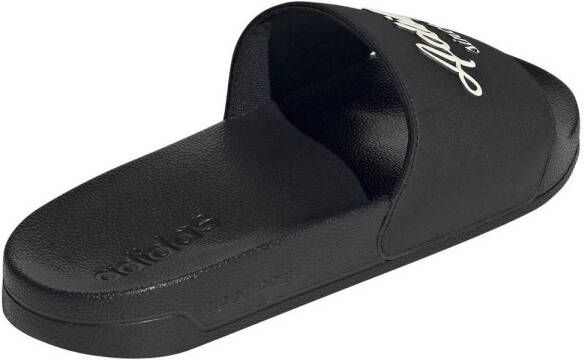 adidas Performance Adilette Shower badslippers zwart wit