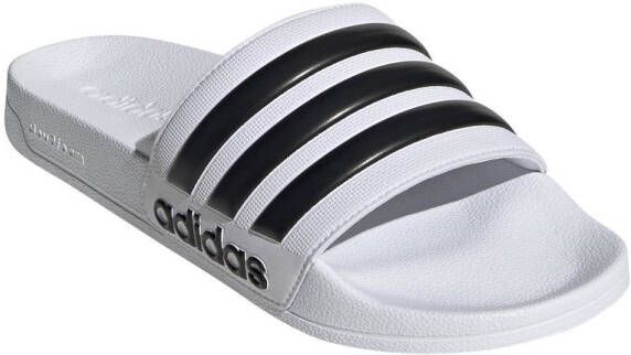 adidas Sportswear Adilette Shower badslippers wit zwart