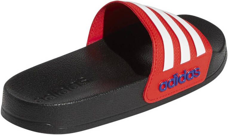 adidas Sportswear Adilette Shower badslippers zwart wit rood