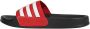 Adidas Performance Adilette Shower badslippers zwart wit rood Jongens Meisjes Rubber 33 - Thumbnail 7