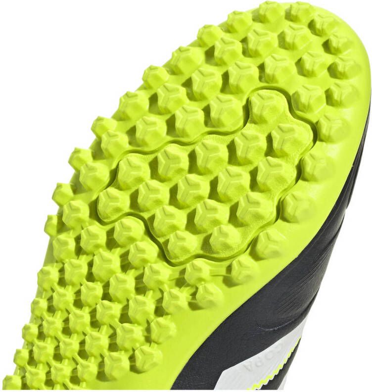 adidas Performance Copa Pure III Club TF junior voetbalschoenen zwart wit geel