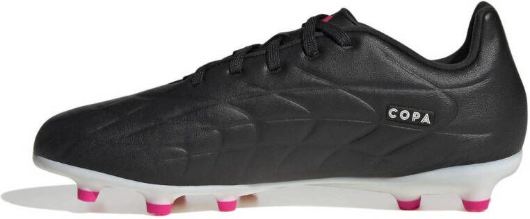 adidas Performance COPA PURE.3 FG leren voetbalschoenen zwart wit fuchsia