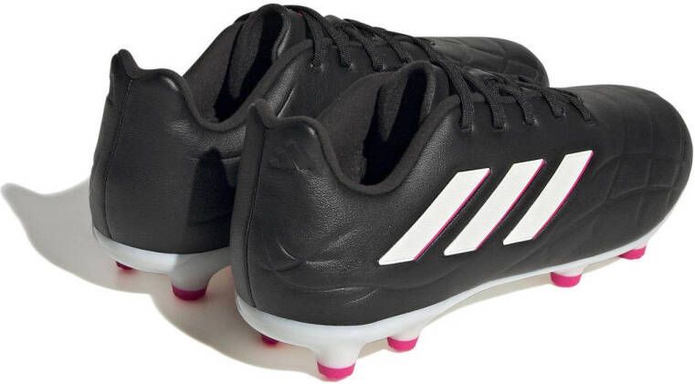 adidas Performance COPA PURE.3 FG leren voetbalschoenen zwart wit fuchsia