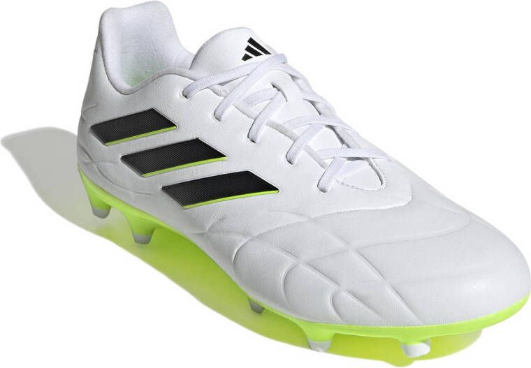 adidas Performance Copa Pure.3 FG Sr. leren voetbalschoenen wit zwart geel