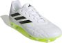 Adidas Perfor ce Copa Pure.3 FG Sr. leren voetbalschoenen wit zwart geel - Thumbnail 6