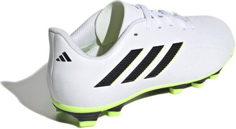 Adidas Perfor ce COPA PURE.4 FxG voetbalschoenen wit zwart geel Imitatieleer 37 1 3