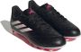 Adidas Copa Pure.4 Gras Kunstgras Voetbalschoenen (MG) Kids Zwart Wit Felroze - Thumbnail 4