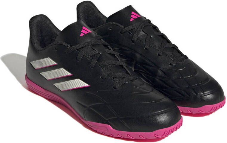 adidas Performance COPA PURE.4 Indoor zaalvoetbalschoenen zwart wit fuchsia