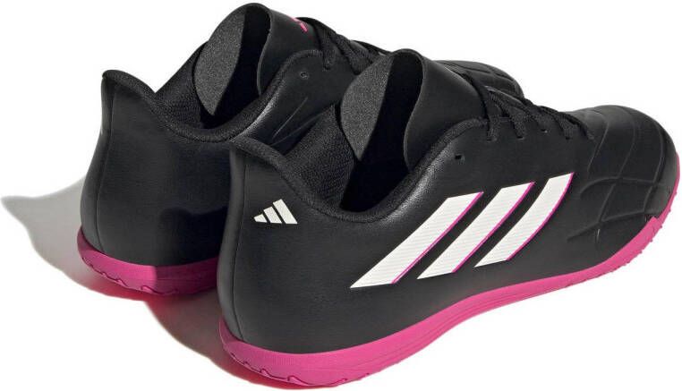 adidas Performance COPA PURE.4 Indoor zaalvoetbalschoenen zwart wit fuchsia