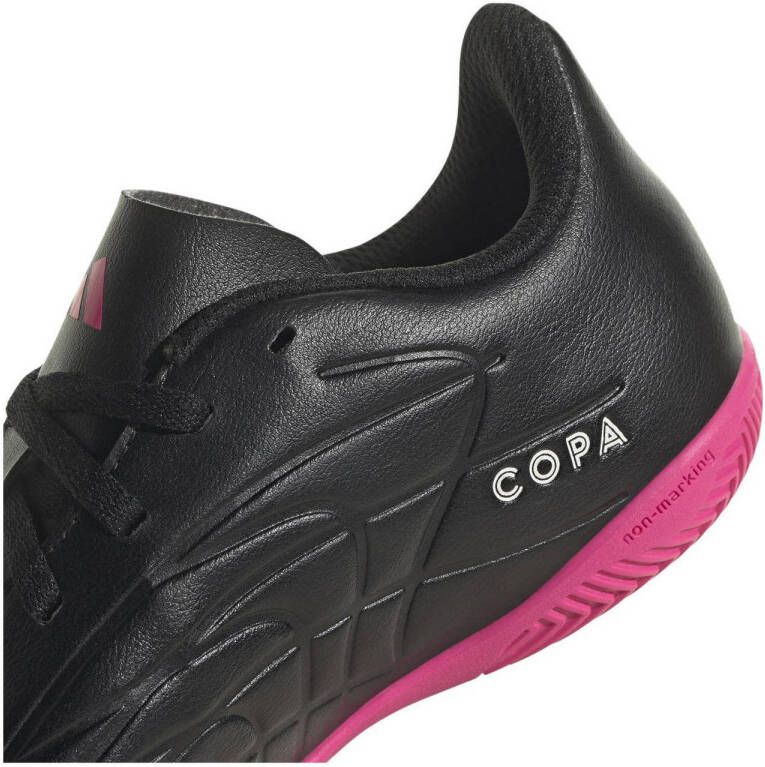 adidas Performance COPA PURE.4 Indoor zaalvoetbalschoenen zwart wit fuchsia