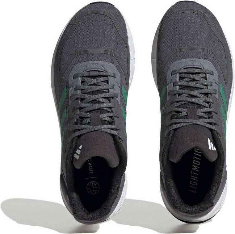 adidas Performance Duramo 10 hardloopschoenen grijs groen