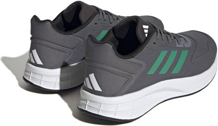 adidas Performance Duramo 10 hardloopschoenen grijs groen