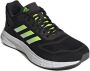 Adidas Duramo 10 Heren Sportschoenen Core Black Solar Yellow Solar Green - Thumbnail 4
