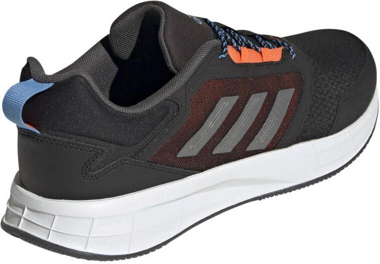 adidas Performance Duramo Protect hardloopschoenen zwart grijs oranje