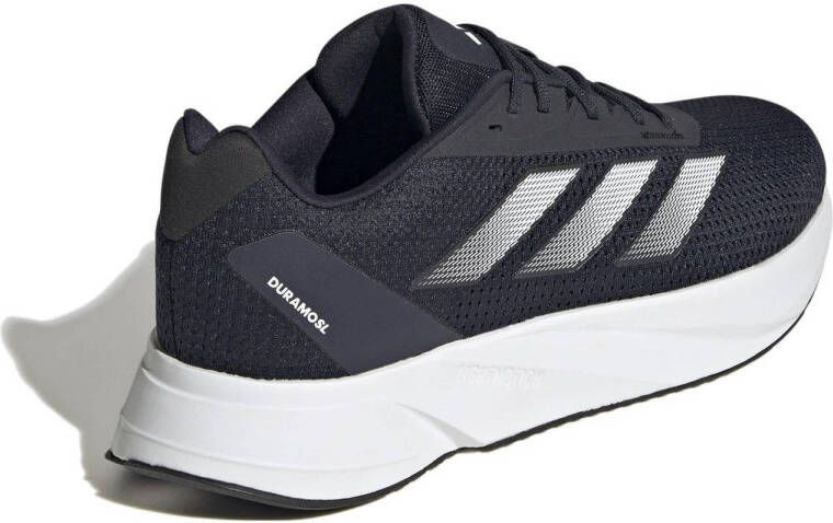 adidas Performance Duramo SL hardloopschoenen donkerblauw wit zwart