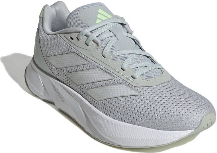 adidas Performance Duramo SL hardloopschoenen grijs wit lichtgroen